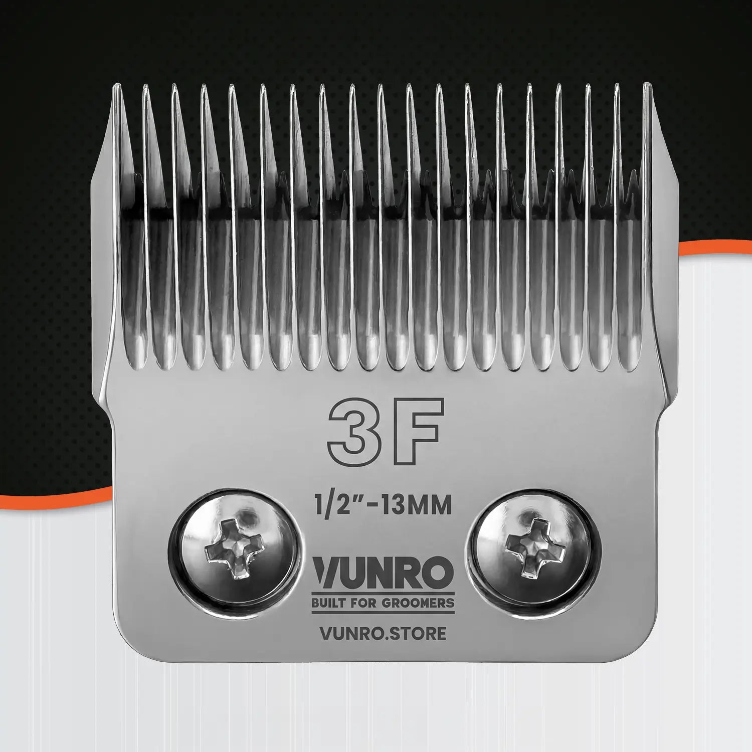 3F Ceramic D-Series Dog Clipper Blade (13 mm) by VUNRO