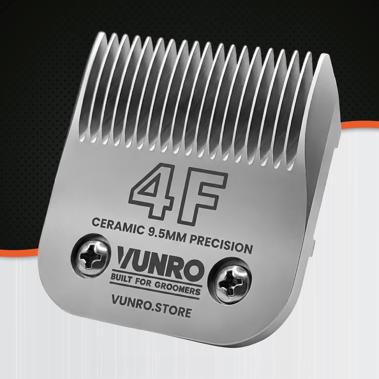 4F Ceramic Dog Clipper Blade (9.5 mm) by VUNRO