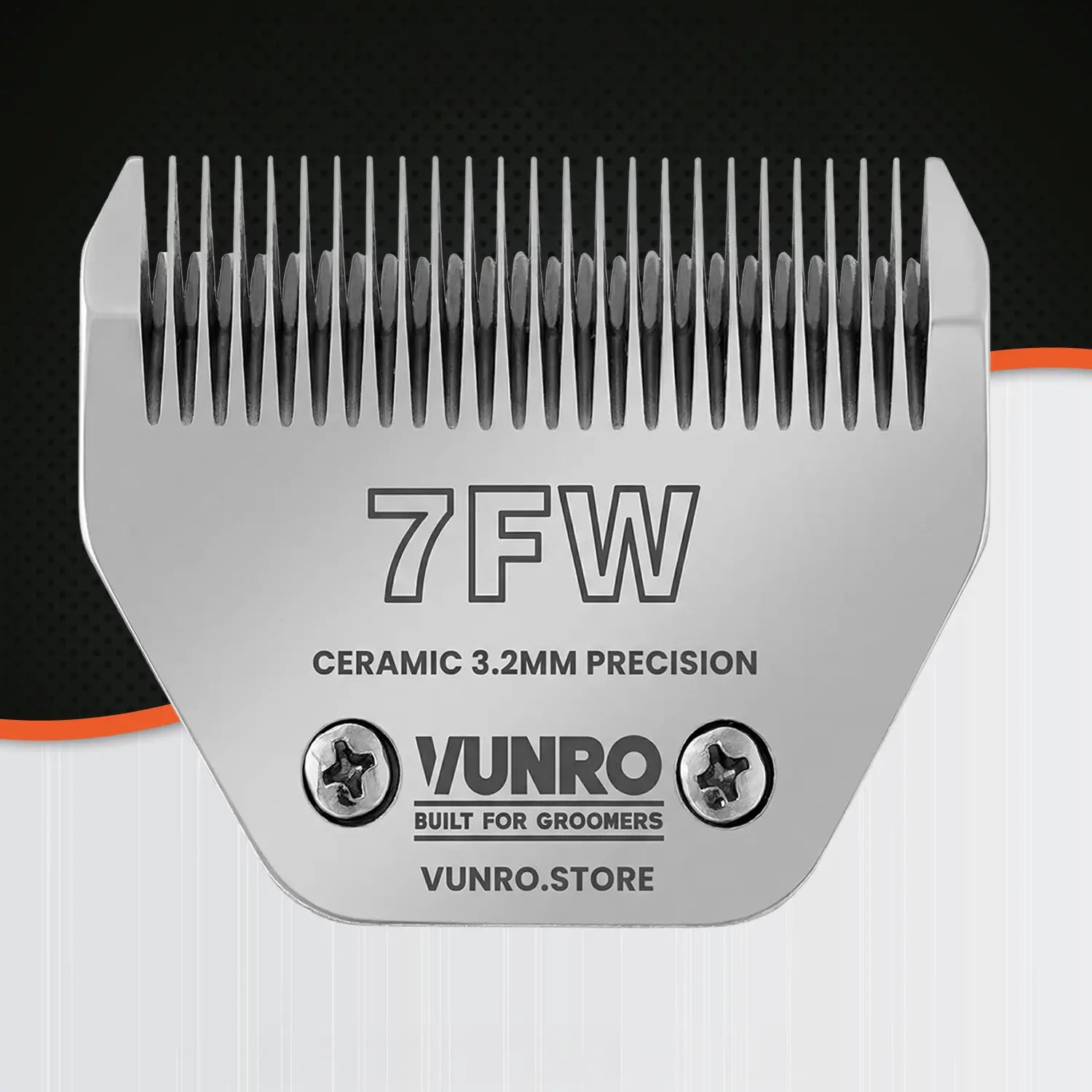 7FW Ceramic Dog Clipper Blade (3.2 mm) by VUNRO