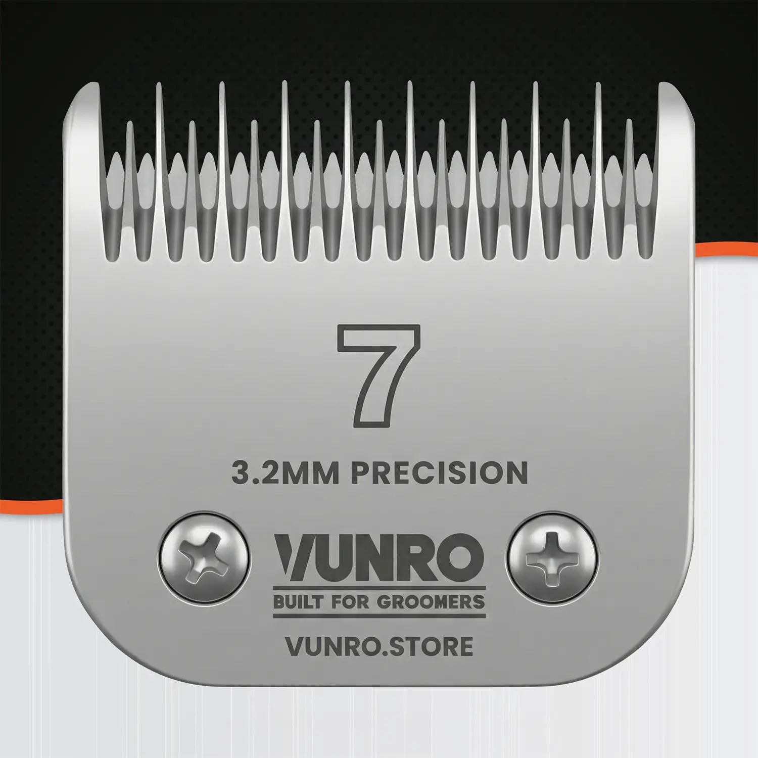 #7 Ceramic Skip Tooth Dog Clipper Blade (3.2mm) by VUNRO