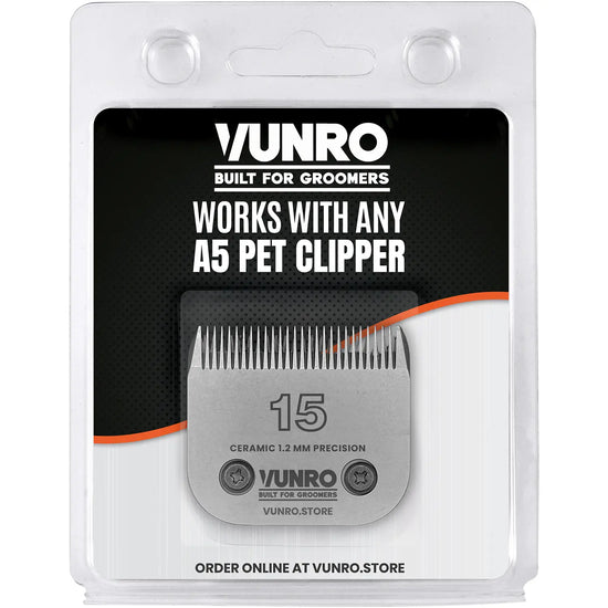 Full Set of Ceramic Clipper Blades with IvoryEdge Cutters by VUNRO