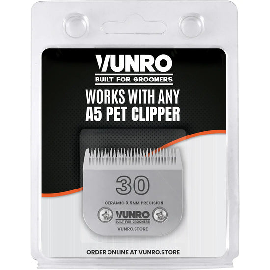 Full Set of Ceramic Clipper Blades with SuperZirconia Cutters by VUNRO