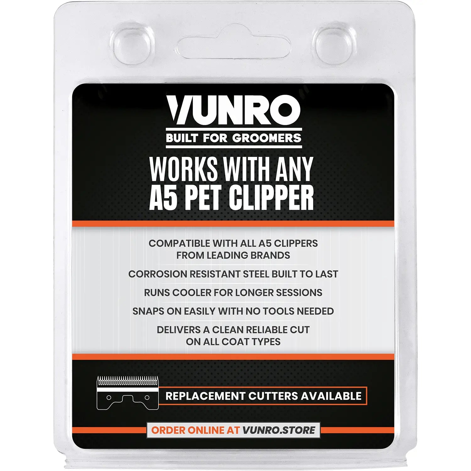 30W Ceramic Dog Clipper Blade (0.5 mm) by VUNRO